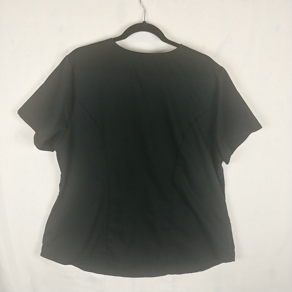 Barco Grey's Anatomy Scrub Set Women 2xl Top and Jogger Pants Black Stretch - Picture 5 of 15